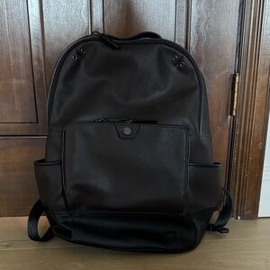 Calvin Klein Dark Brown and Black Backpack